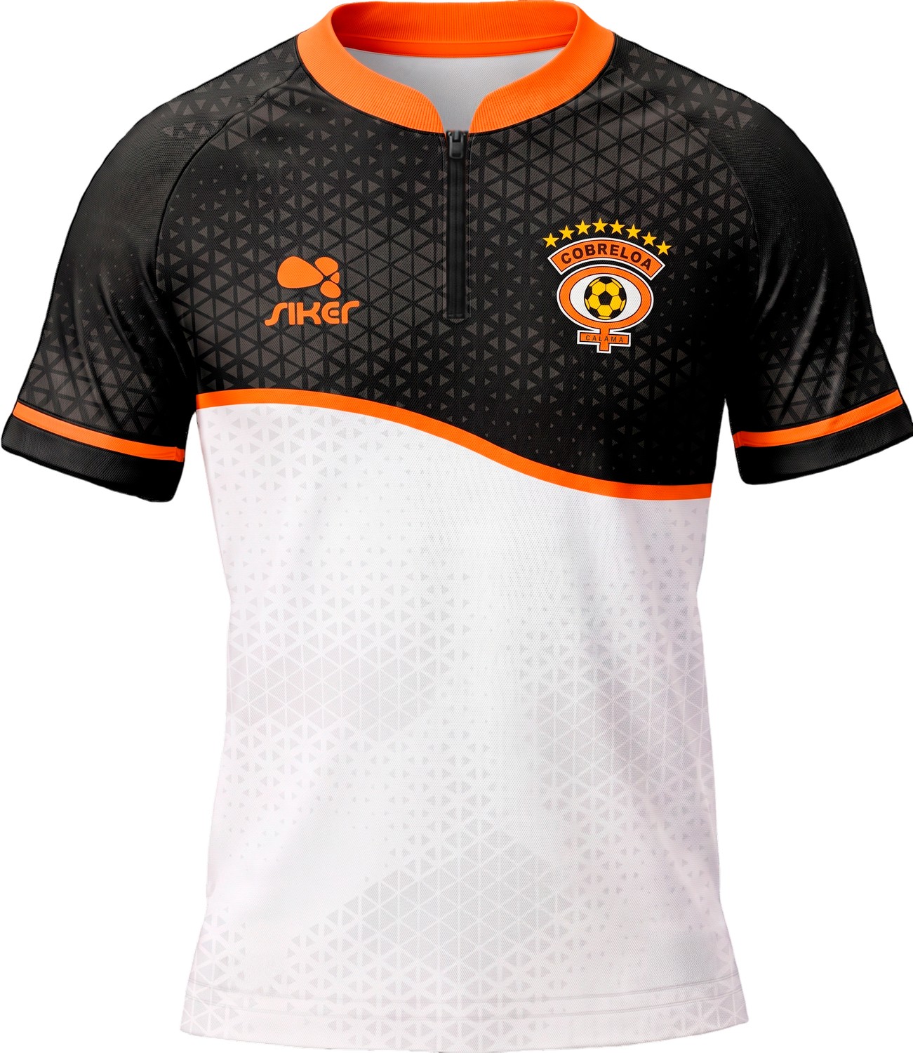 CAMISETA ENTRENAMIENTO BLANCO Y NEGRO 2026 Cobreloa SADP