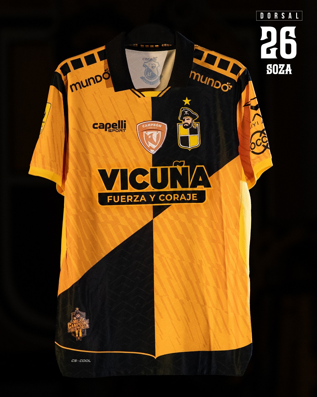 CAMISETA COQUIMBO UNIDO / VICUÑA / SOZA 26 Coquimbo Unido SADP