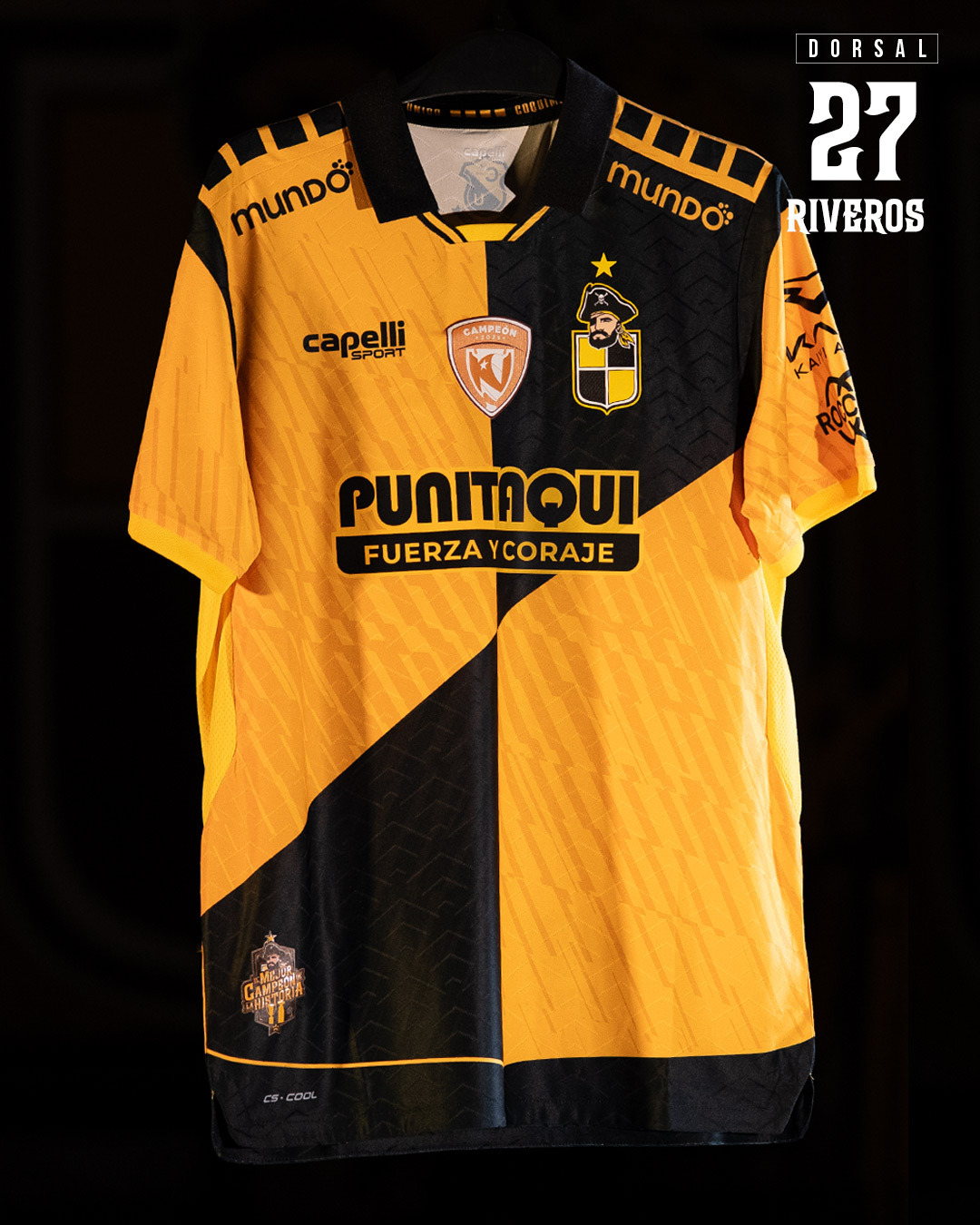 CAMISETA COQUIMBO UNIDO / PUNITAQUI / RIVEROS 27 Coquimbo Unido SADP