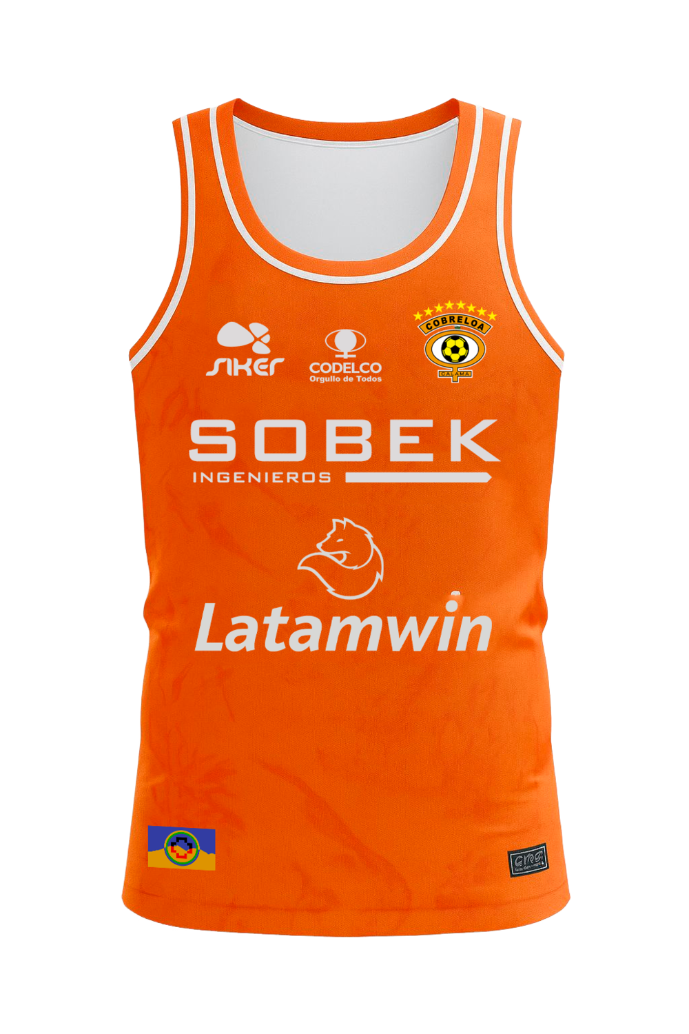 CAMISETA BASQUET NARANJA SIKER  Cobreloa SADP