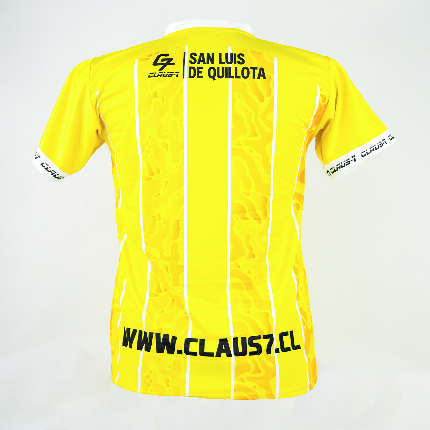 Polera Entrenamiento Amarilla Cuello Blanco San Luis de Quillota S.A.D.P.