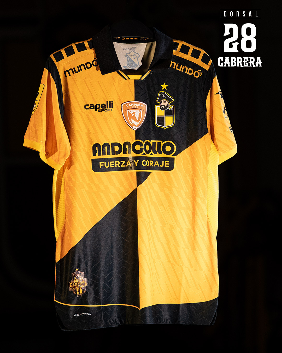 CAMISETA COQUIMBO UNIDO / ANDACOLLO / CABRERA 28 Coquimbo Unido SADP