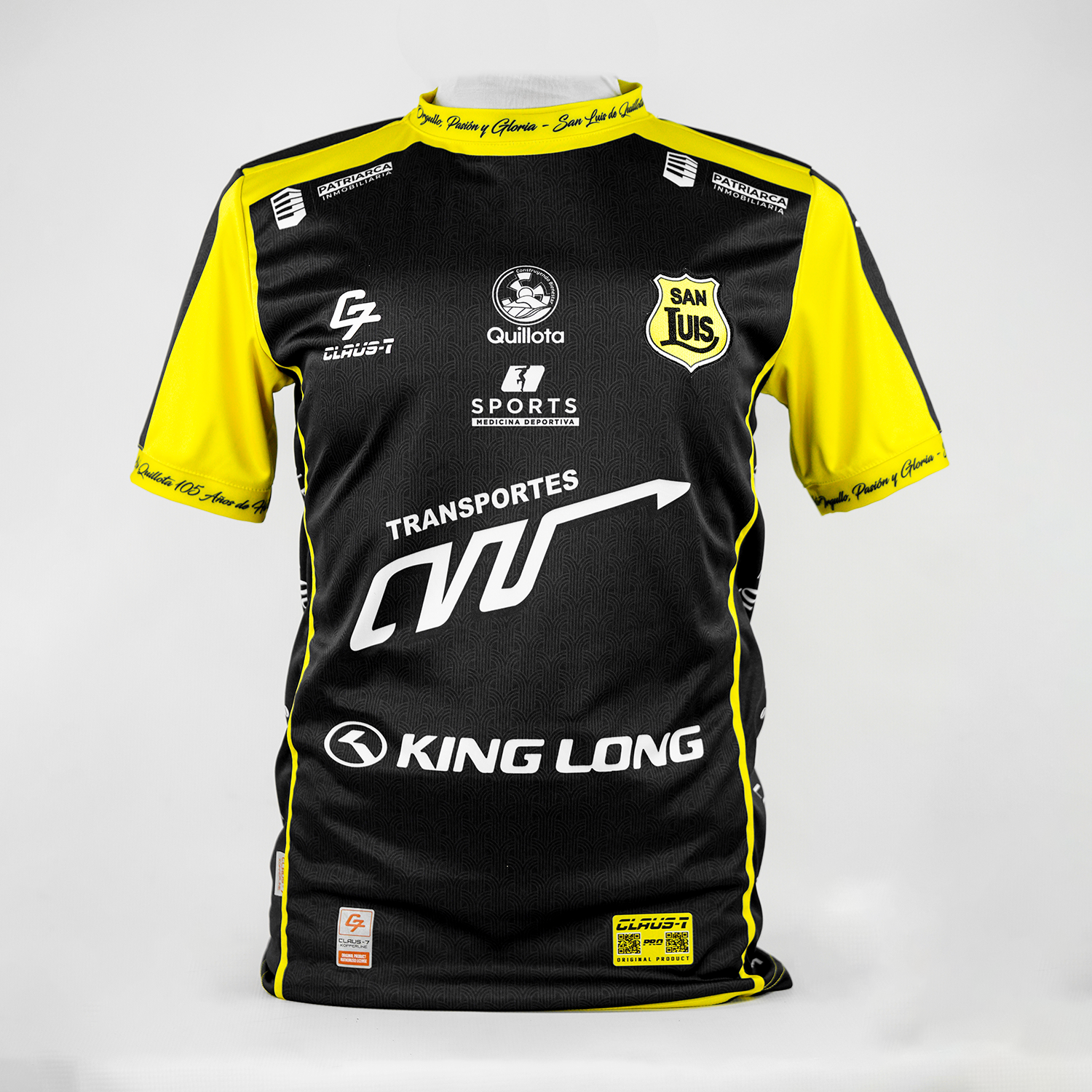 Camiseta Oficial Negra Niño San Luis de Quillota S.A.D.P.