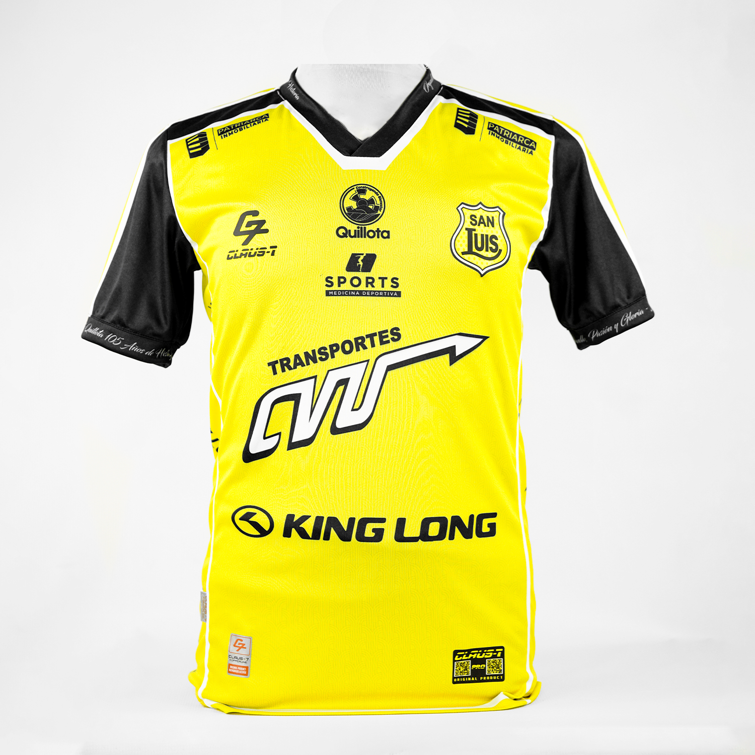 Camiseta Oficial Amarilla San Luis de Quillota S.A.D.P.