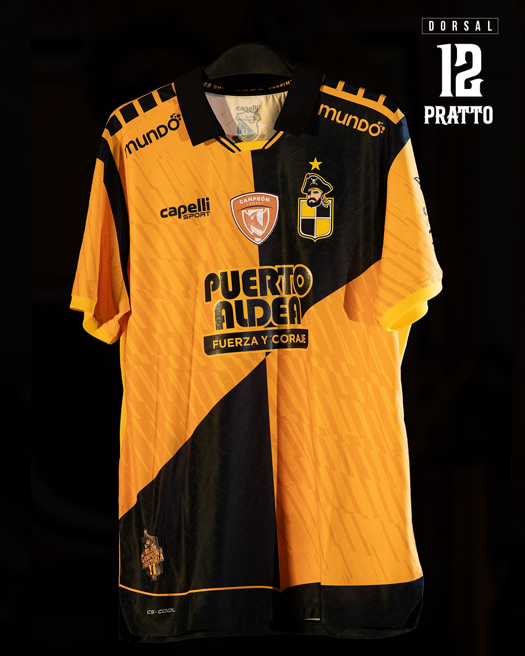 CAMISETA COQUIMBO UNIDO / PUERTO ALDEA / PRATTO 12 Coquimbo Unido SADP