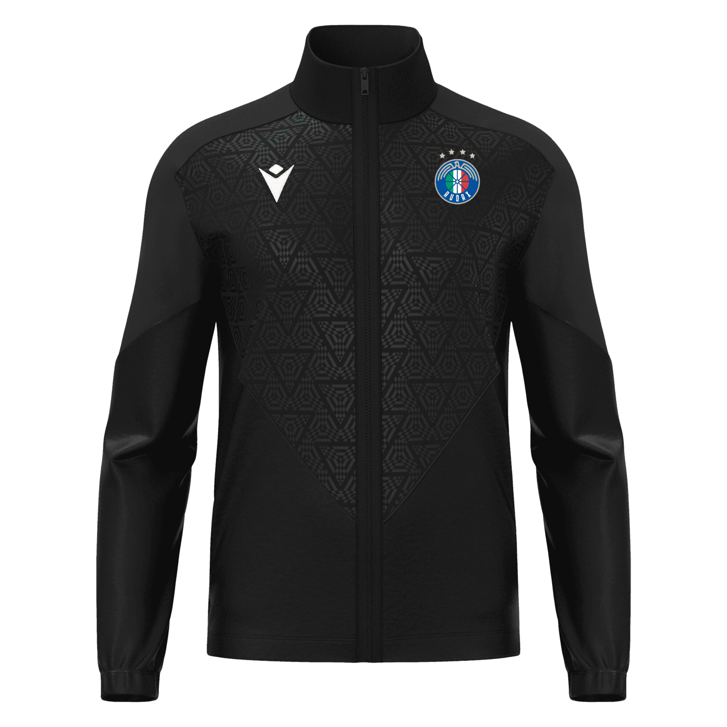 Poleron Concentración Negro 2026 Audax Italiano La Florida SADP