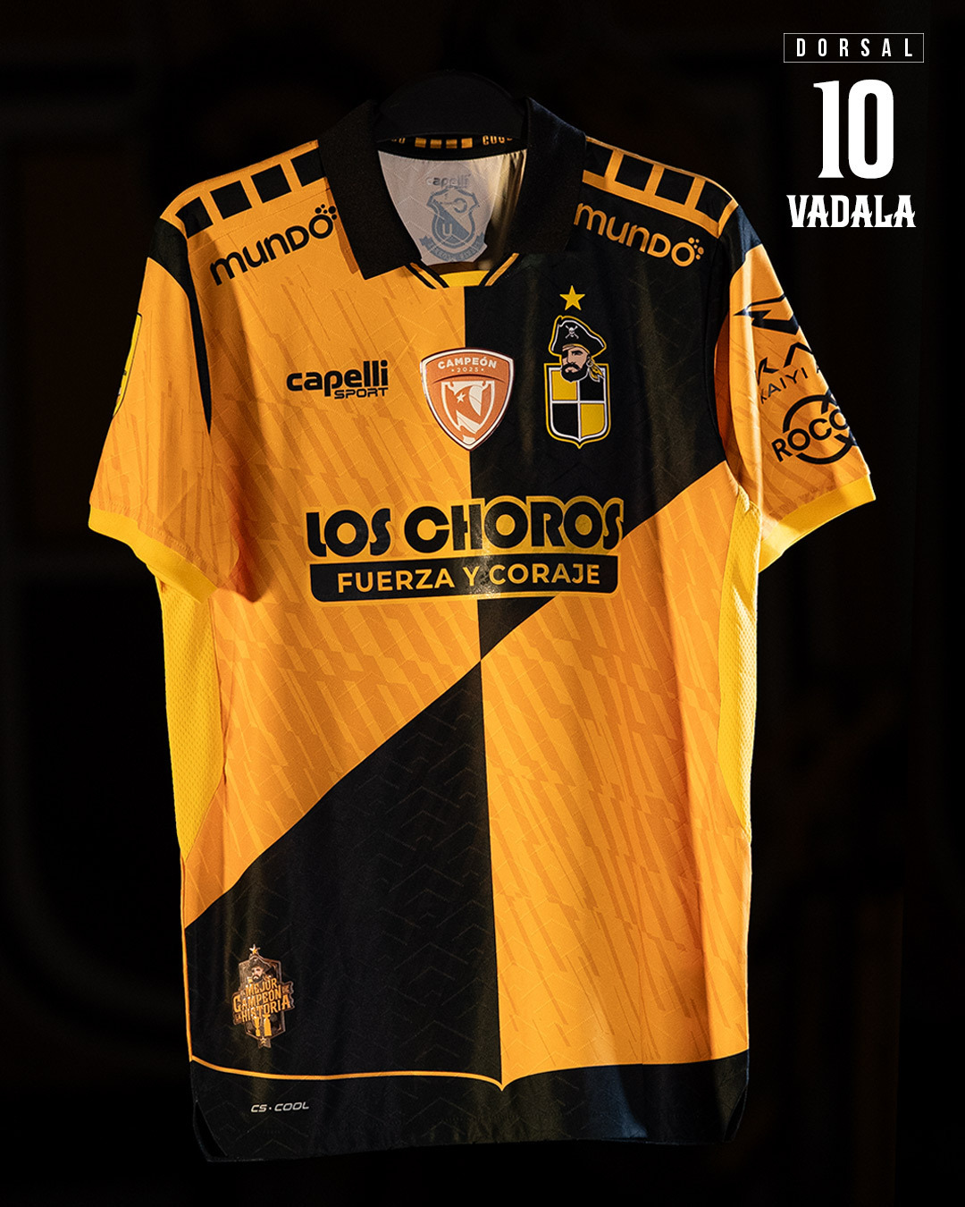 CAMISETA COQUIMBO UNIDO / LOS CHOROS / VADALÁ 10 Coquimbo Unido SADP