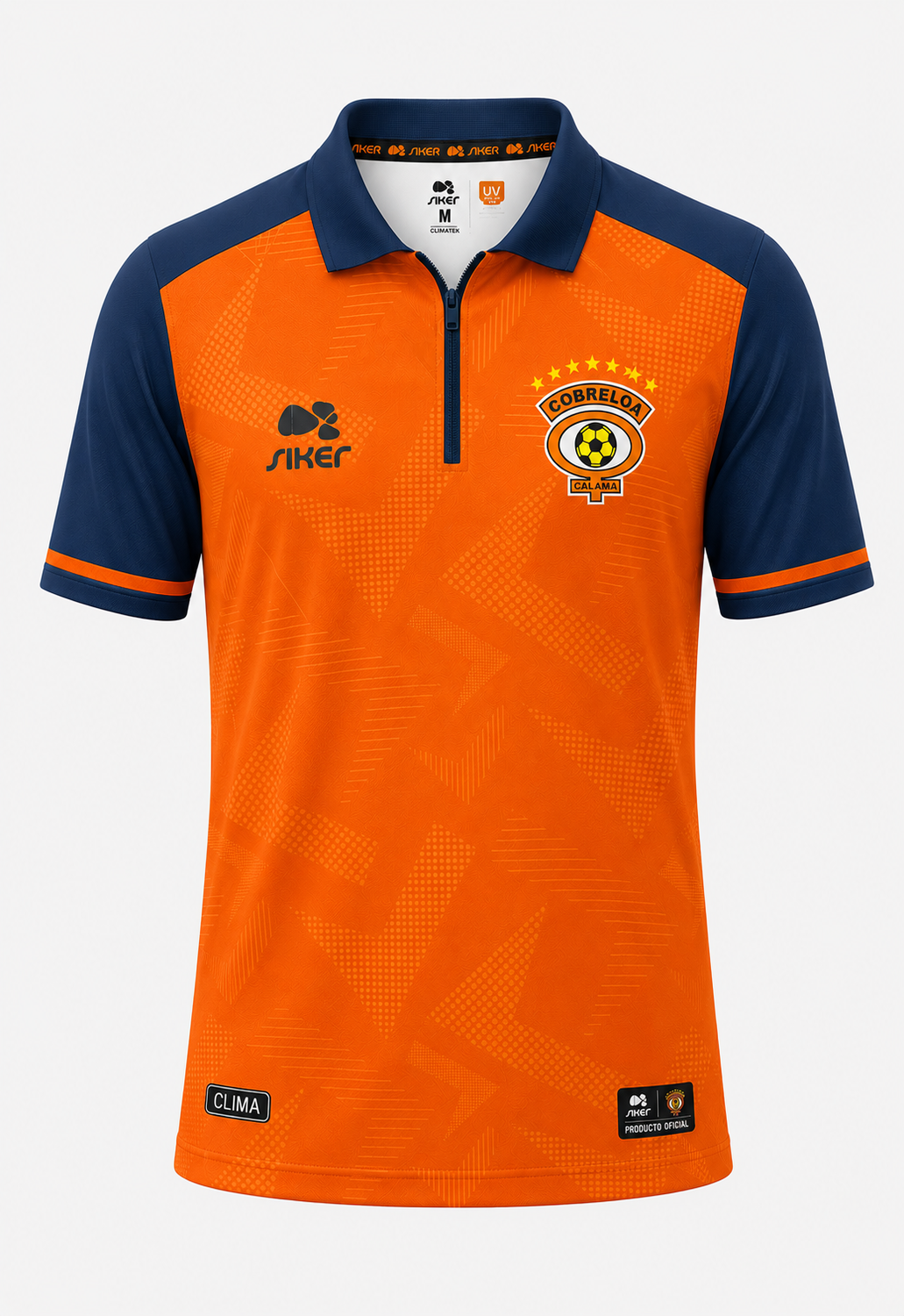 CAMISETA DE SALIDA NARANJO CON AZUL 2026 Cobreloa SADP