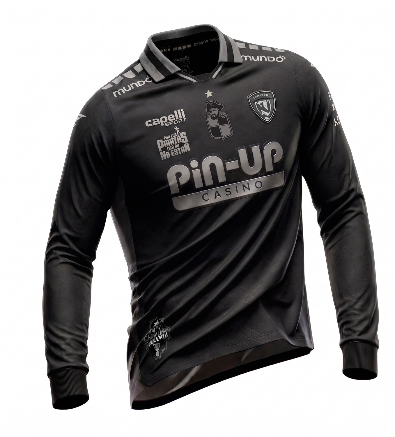 CAMISETA NEGRA MANGA LARGA Coquimbo Unido SADP