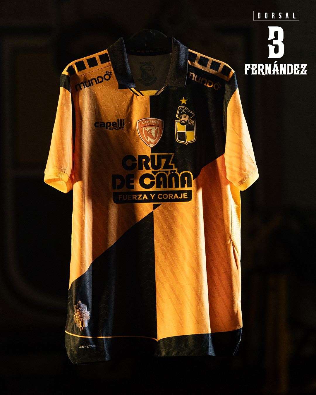 CAMISETA COQUIMBO UNIDO / CRUZ DE CAÑA / FERNÁNDEZ 3 Coquimbo Unido SADP