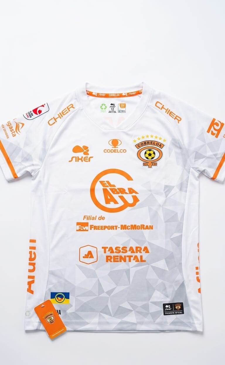 CAMISETA OFICIAL NIÑO BLANCA 2026 Cobreloa SADP