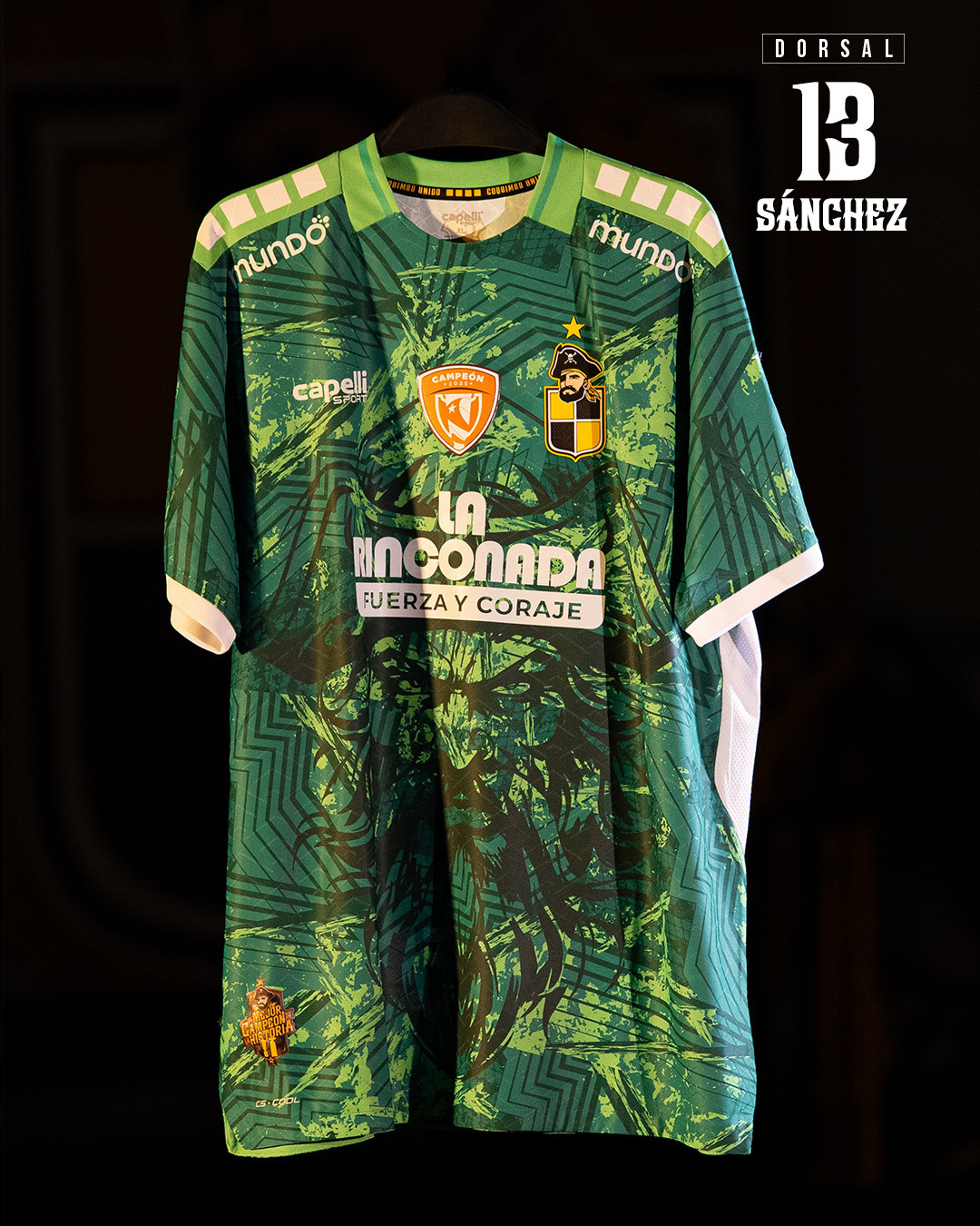 CAMISETA COQUIMBO UNIDO / LA RINCONADA / SÁNCHEZ 13 Coquimbo Unido SADP