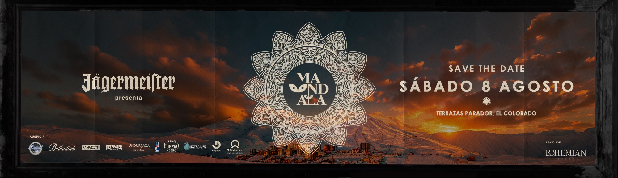 Mandala sunset