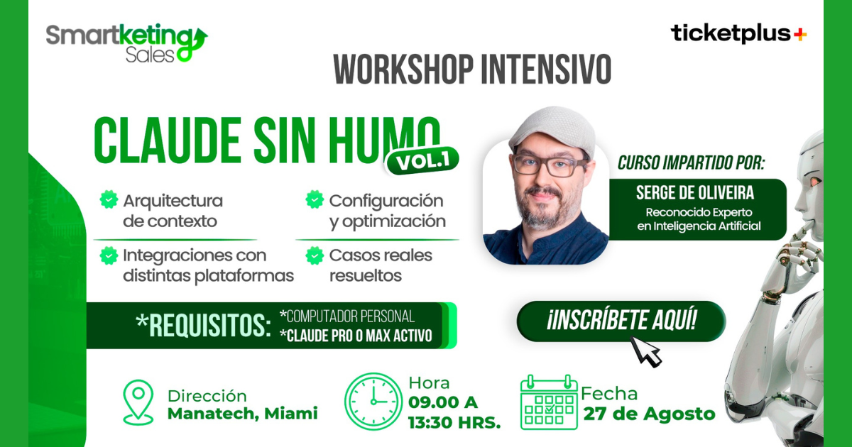 Workshop Claude sin humo - vol 1