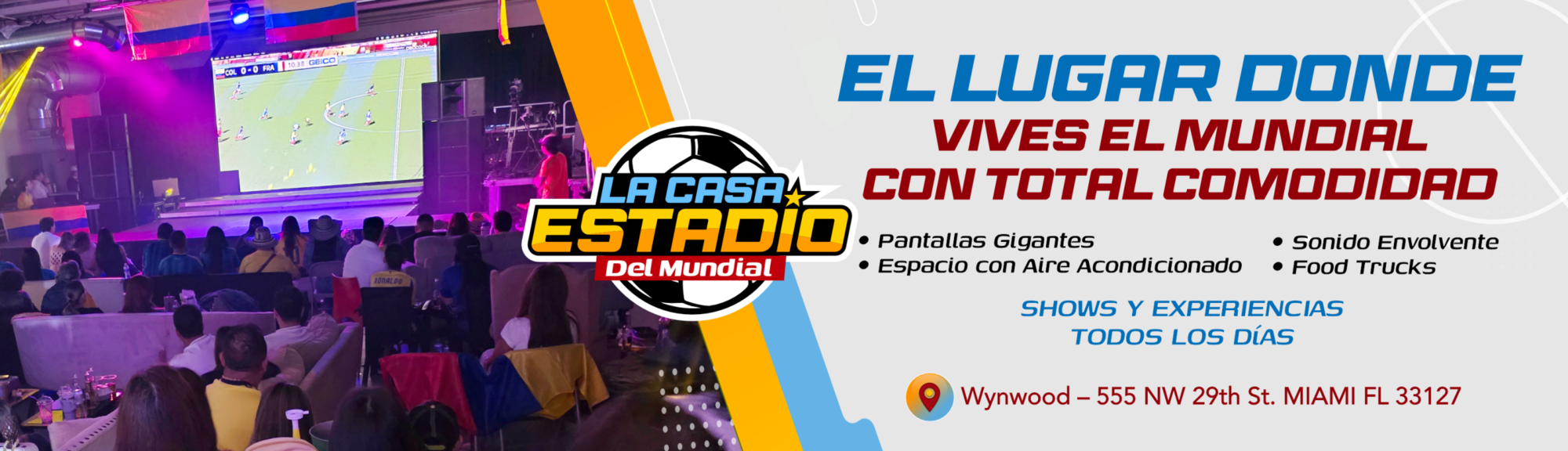 La casa del estadio