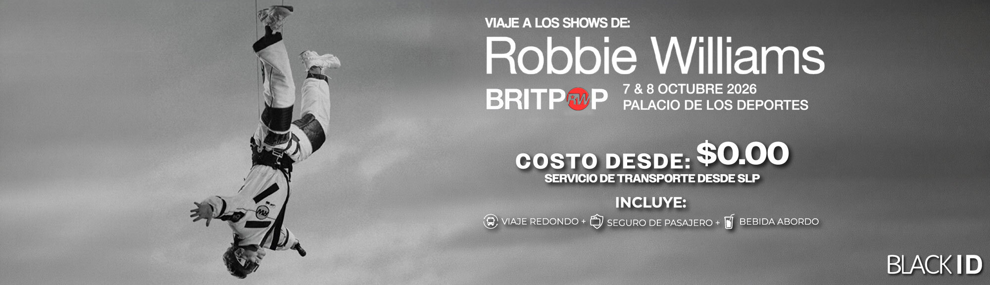Robbie williams en CDMX