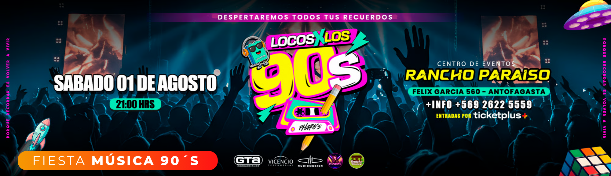 Locos x los 90