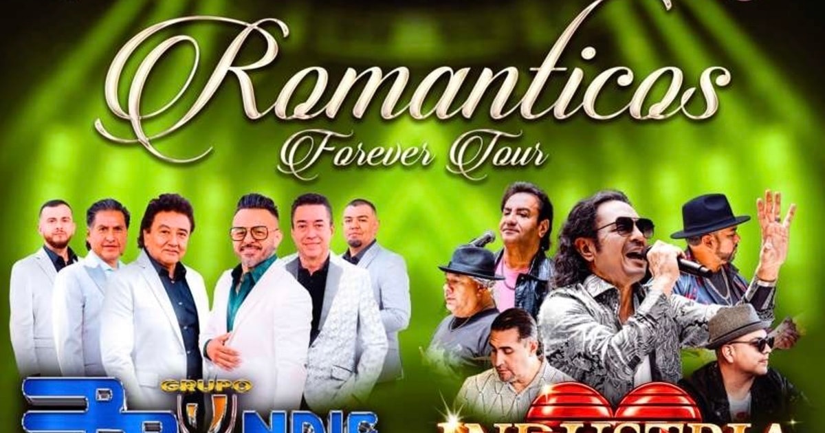 Romanticos Forever Tour-Grupo Bryndis-Industria del Amor-Guardianes del Amor-Enigma Nightclub