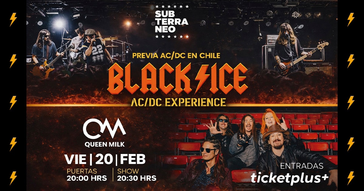 BLACK ICE - AC/DC EXPERIENCE ★ VIERNES 20 FEBRERO ★ Club Subterráneo
