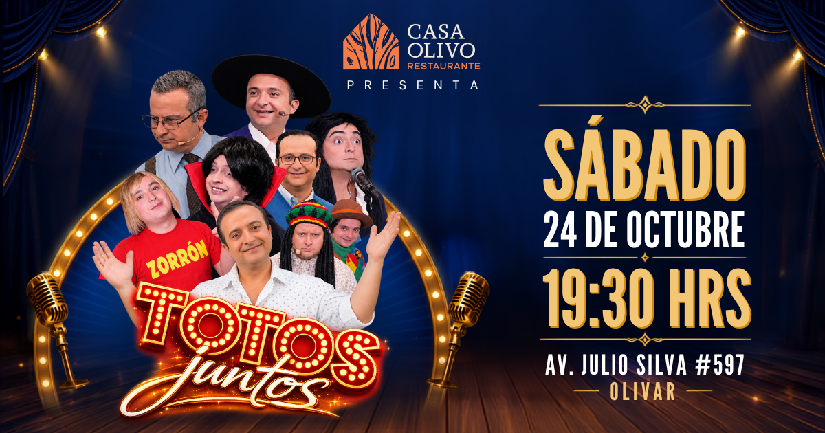 "Totos Juntos", Toto Acuña en vivo en Casa Olivo Restaurante