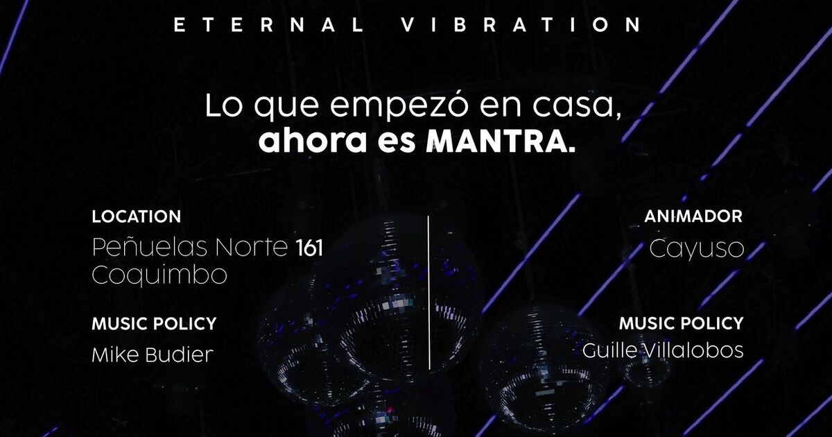 MANTRA VOL.2🪩 - Sábado 02 de mayo 2026 📍Club Vals 🪩💃 ⚠️Nos Reservamos el derecho de admisión⚠️ 🚺🚹 +18 AÑOS