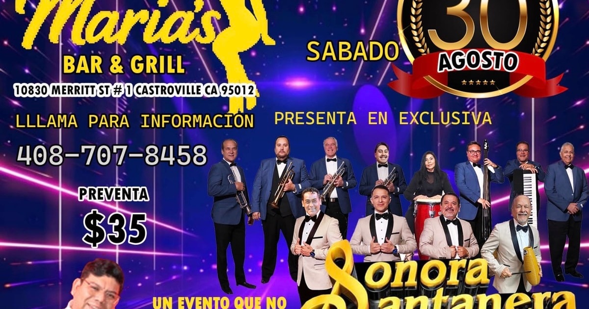 Sonora Santanera - Manny Y Su Ritmo Universal - Maria’s Bar & Grill