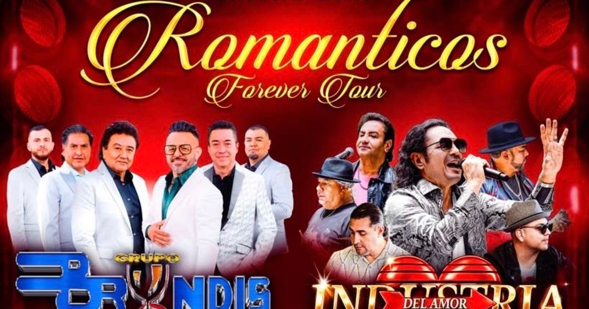 Romanticos Forever Tour-Grupo Bryndis-Industria del Amor-Guardianes del Amor-Eme Antro Bar