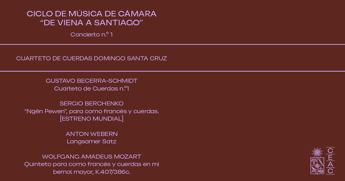 Concierto Música de Cámara N°1