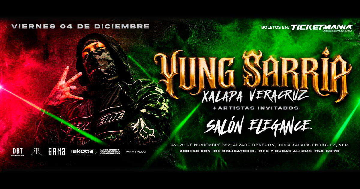 Yung Sarria en Xalapa