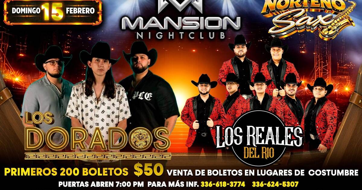 Los Dorados-Los Reales Del Rio-Mansion Nightclub-Winston Salem NC