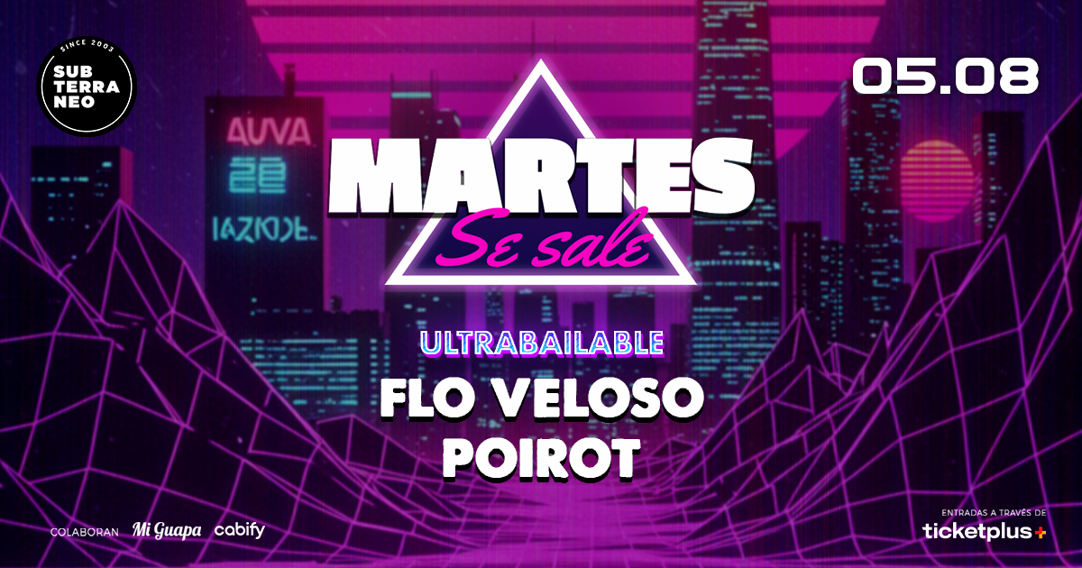 MARTES SE SALE! ★ MARTES 05 AGOSTO ★ Club Subterráneo (+21)