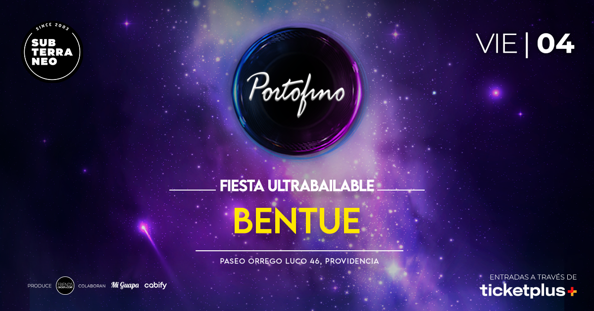 PORTOFINO Full ultrabailable ★ VIERNES 04 SEPTIEMBRE ★ Club Subterráneo (+23)