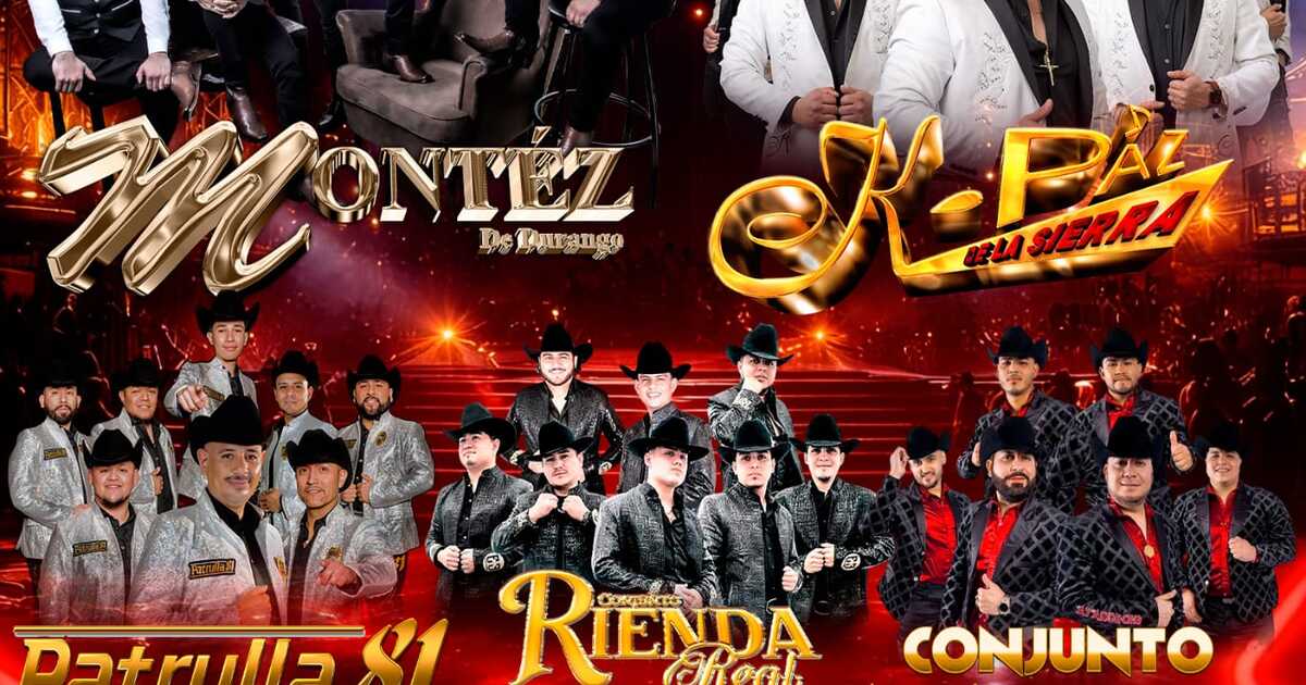 Montez de Durango-K Paz-Patrulla 81-Rienda Real-Conjunto Atardecer-Mansion Night Club-Winston-Salem-NC 