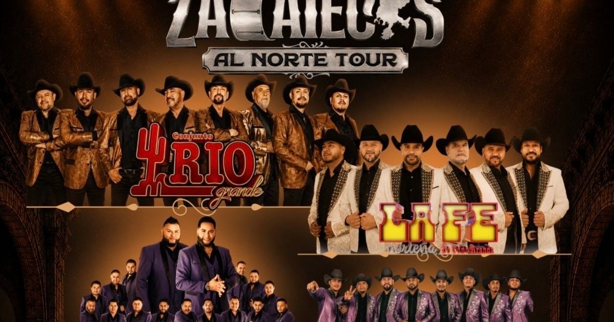 De Zacatecas al Norte Tour-Conjunto Rio Grande-La Fe Nortena de Tono Aranda-Banda La Chacaloza-Conjunto Nube-Banda Penasco-National Western