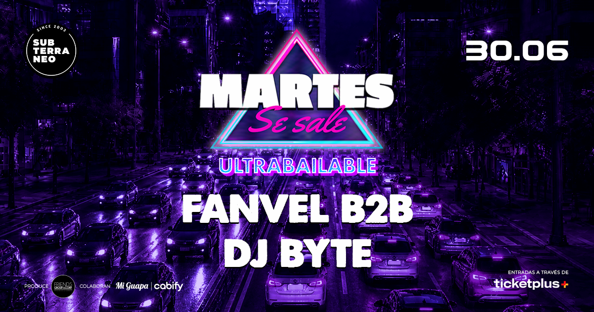 MARTES SE SALE! ★ MARTES 30 JUNIO ★ Club Subterráneo (+21)