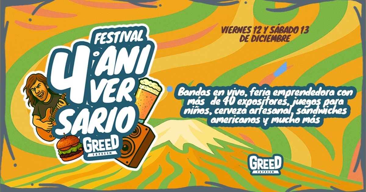 Festival Aniversario Greed 2025