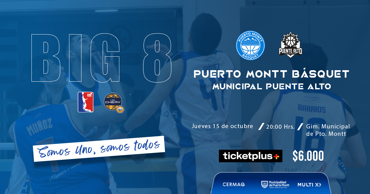 PUERTO MONTT BASQUET VS PUENTE ALTO LIGA CHERY BY CECINAS LLANQUIHUE