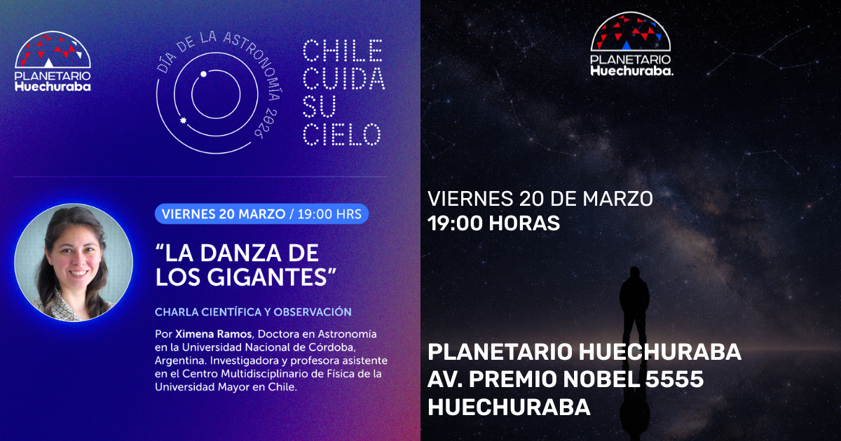 SEMANA DE LA  ASTRONOMÍA: LA DANZA DE LOS GIGANTES