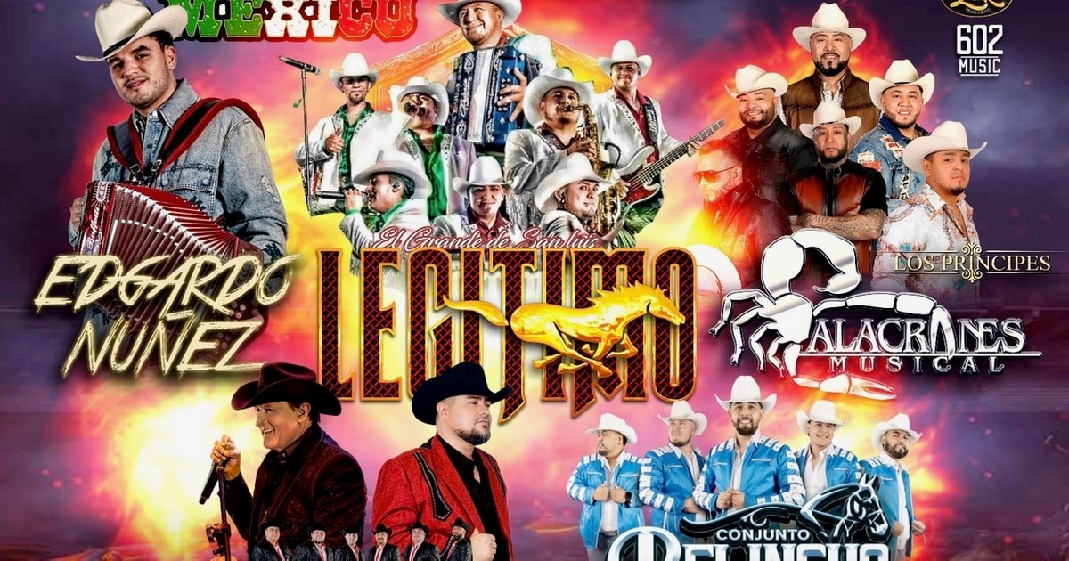 Legitimo-Edgardo Nunez-Alacranes Musical-Serapio Ramirez-Alex Ramirez y Su Grupo Profetas-Conjunto Relincho-Gran Plaza Mexico