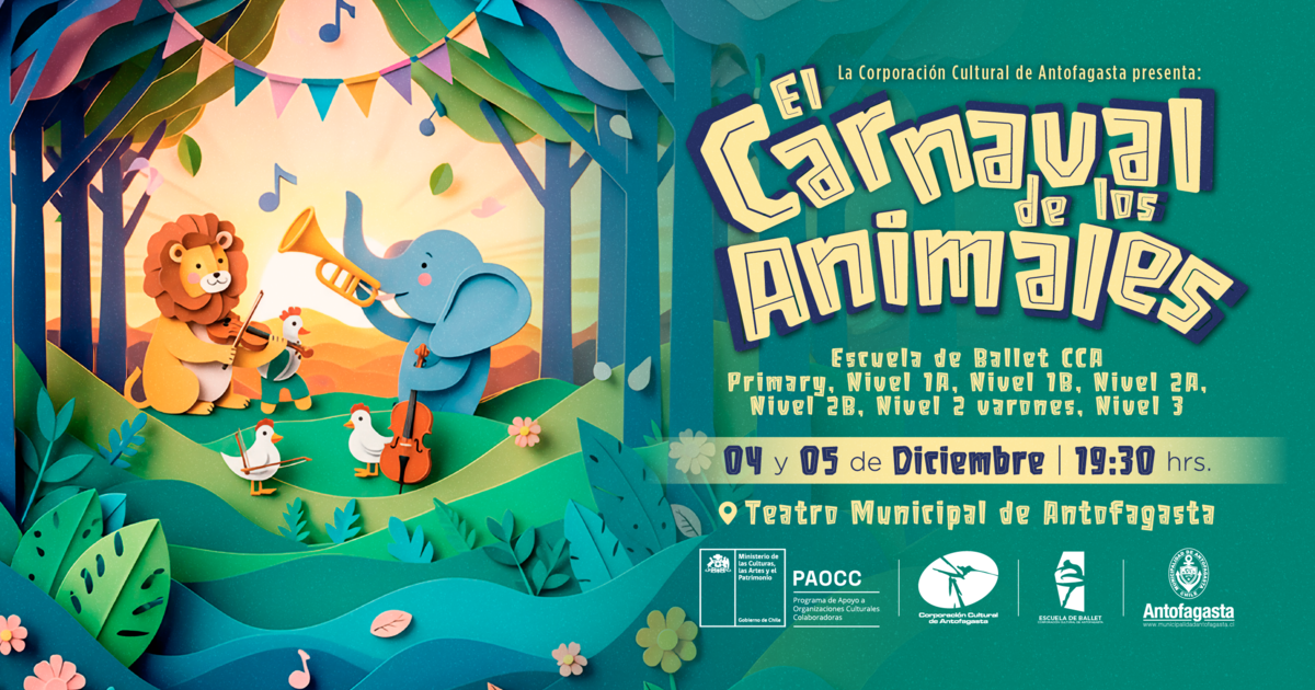 El Carnaval de los Animales - Antofagasta - Escuela de Ballet CCA