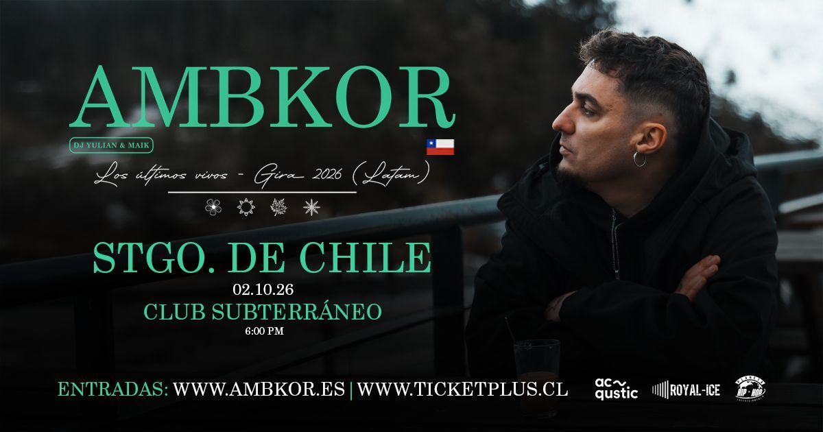  AMBKOR - GIRA 2026 ★ VIERNES 02 OCTUBRE ★ Club Subterráneo