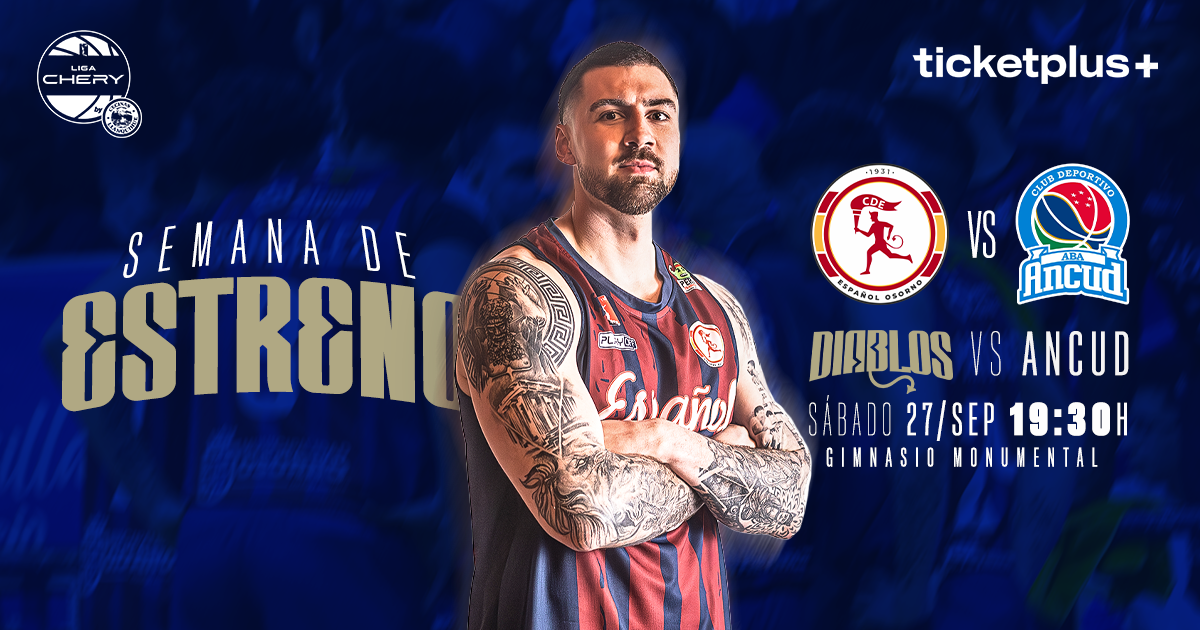 Español de Osorno vs ABA Ancud | Liga CHERY by Cecinas Llanquihue Transición | Semana 1
