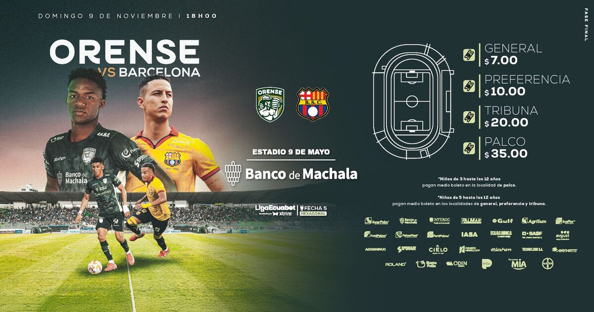 ORENSE vs. BARCELONA (hexagonal)