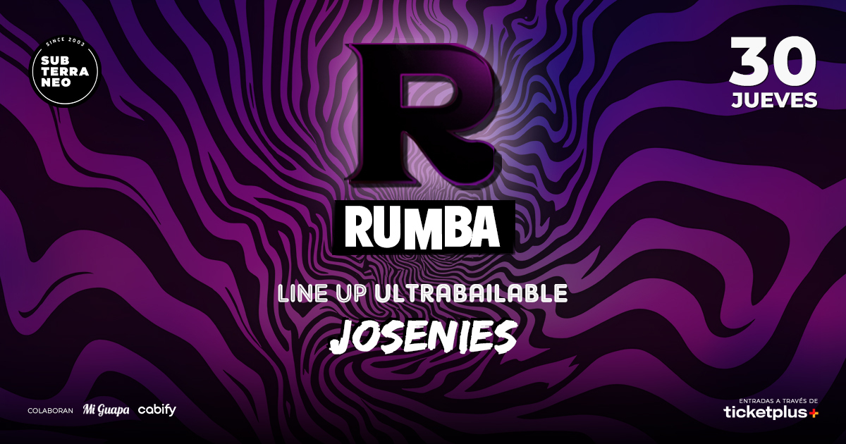 RUMBA Full Ultrabailable ★ JUEVES 30 OCTUBRE ★ Club Subterráneo (+21M & +23H)