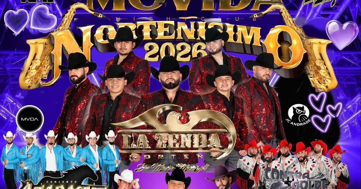 Norteñisimo 2026-La Zenda Norteña-Conjunto Azabache-ContraGolpe-Candido y su Huella Norteña-Irresistible-Los Marineros del Norte