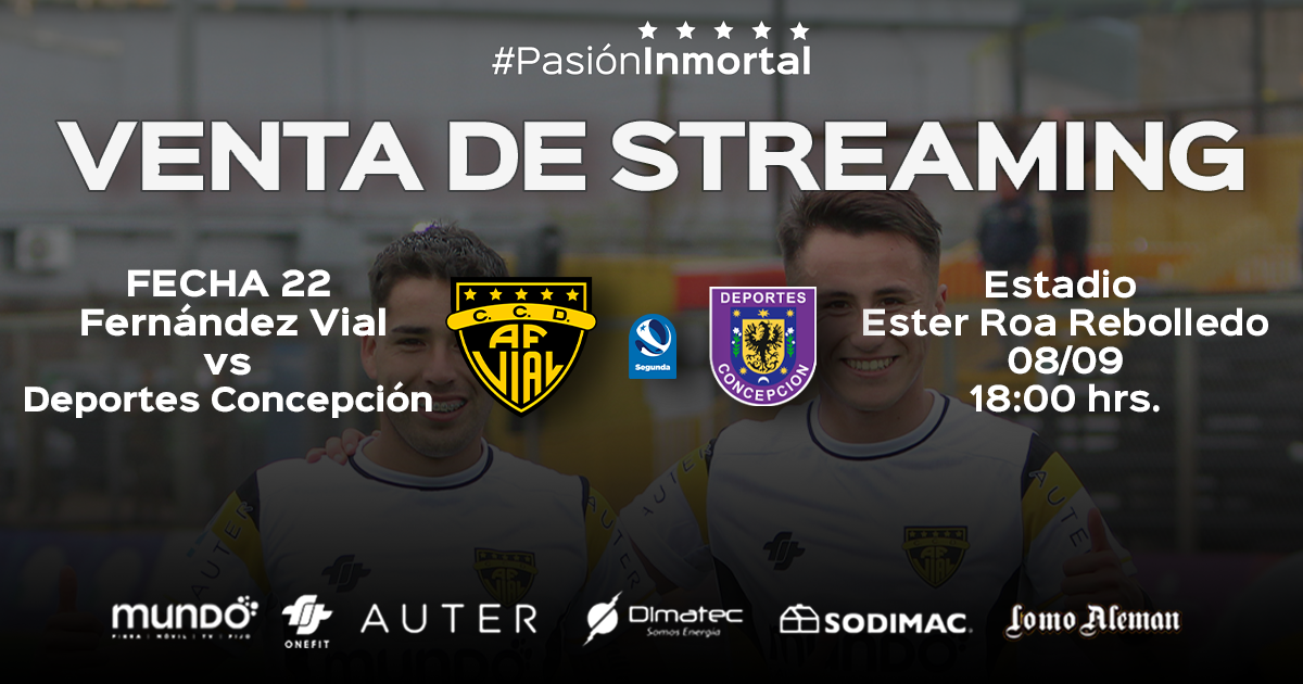 Fernandez Vial vs Deportes Concepcion // Streaming