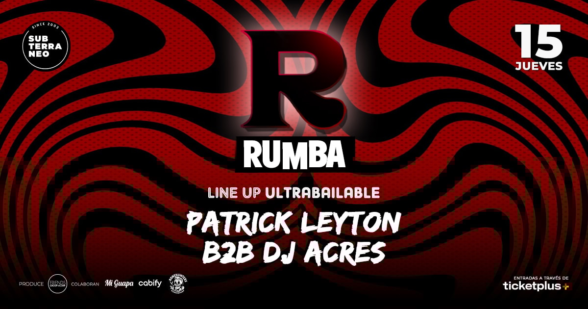 RUMBA Full Ultrabailable ★ JUEVES 15 ENERO ★ Club Subterráneo (+21M & +23H)