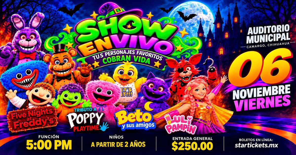 CAMARGO - FIESTA EMBRUJADA OBRA DE TEATRO INFANTIL