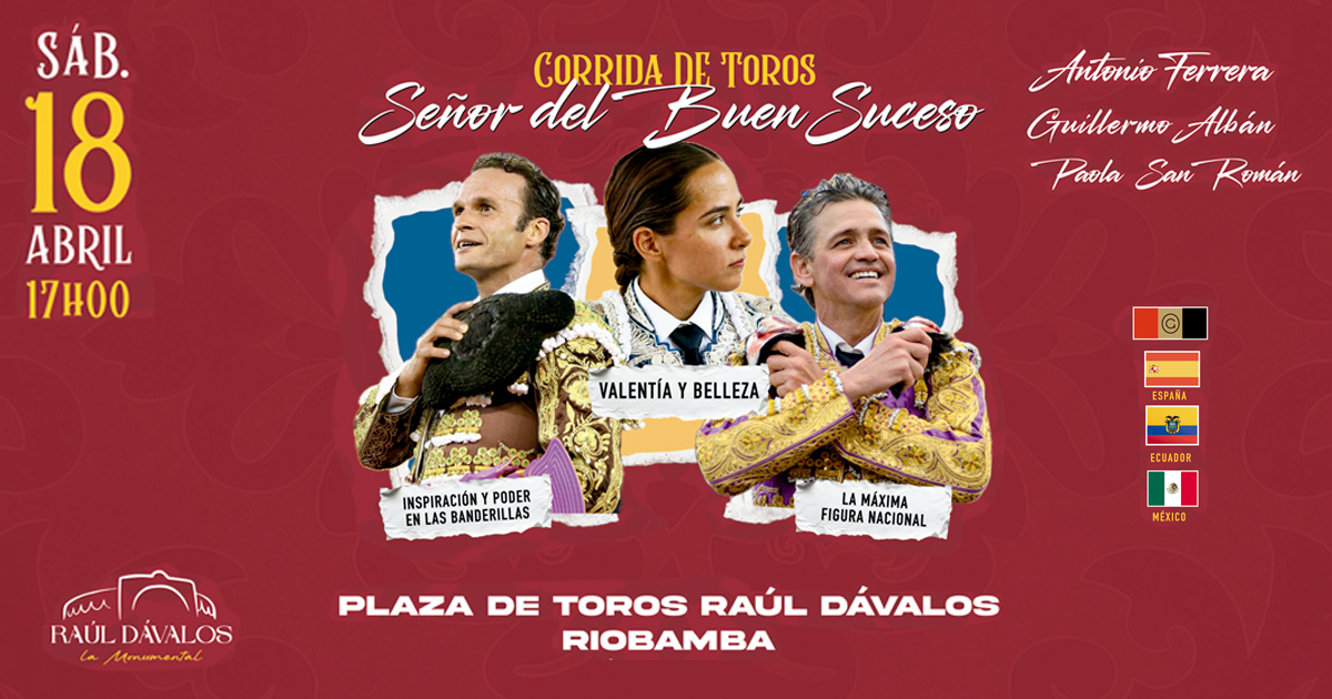 Corrida de Toros Señor del Buen Suceso 2026