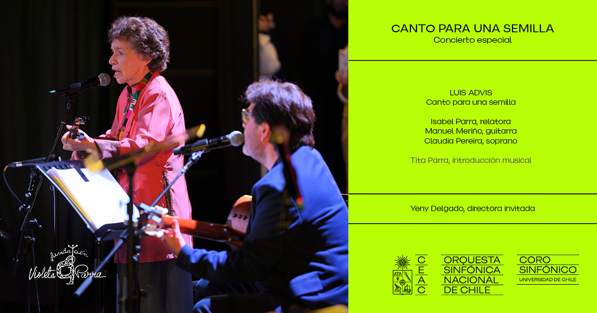 Concierto especial • Canto para una semilla
